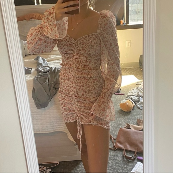 Princess Polly Floral Long Sleeve Dress - Picture 3 of 5